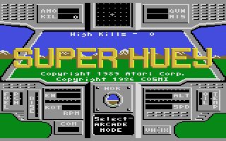 Super Huey UH-IX screenshot 3 for Atari 7800